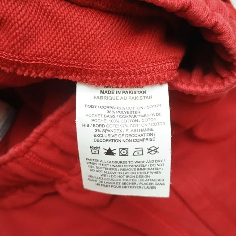 Nike Air Jordan Jogger Pants Mens S Red Tapered Slim Joggers Essentials DQ7332
